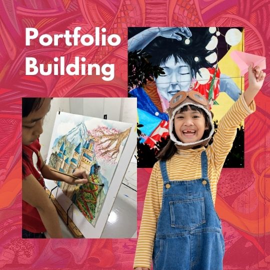 DSA Portfolio Building student artwork